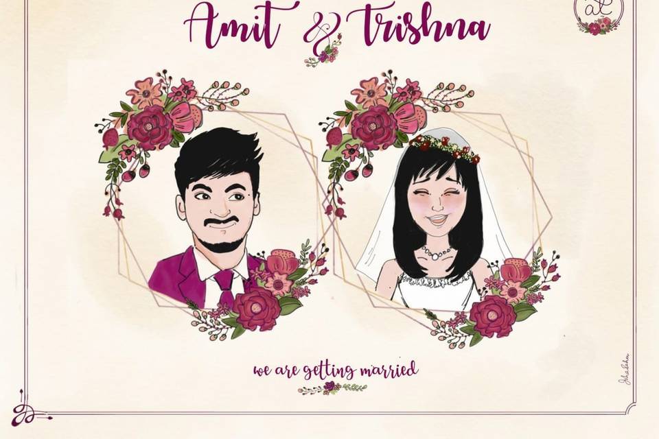 Isha Quirky Wedding E-Invite