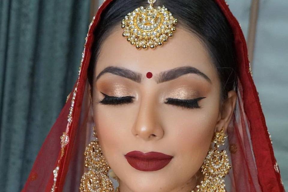 Bridal makeup