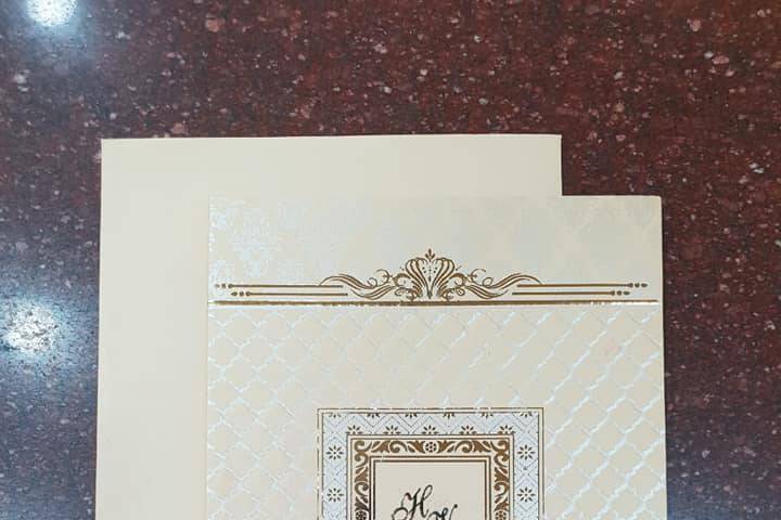 Wedding invitation card