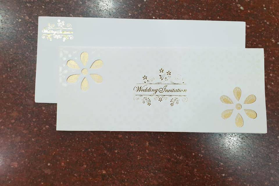 Wedding invitation card