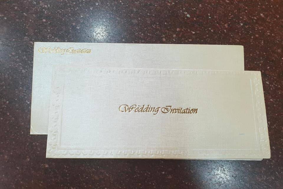 Wedding invitation card