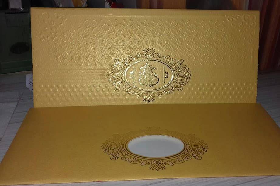 Wedding invitation card