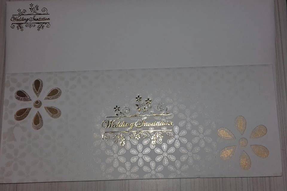 Wedding invitation card