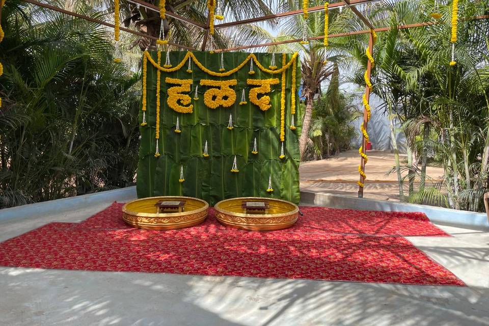 Haldi decor