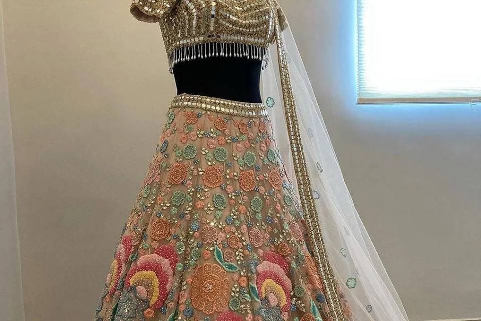 Bridal lehenga