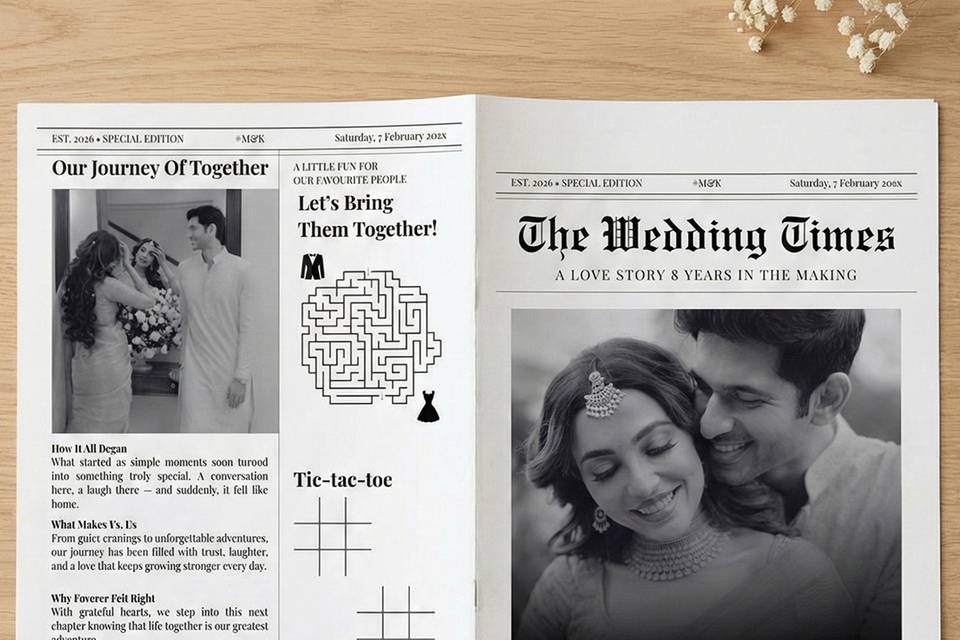 Wedding Newspaper