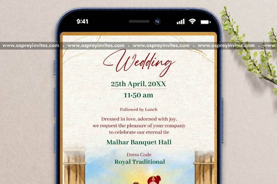 Wedding invite