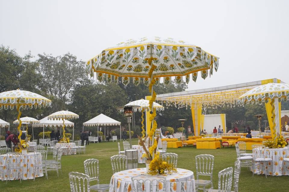 HALDI DECOR @ ITC MUGHAL AGRA