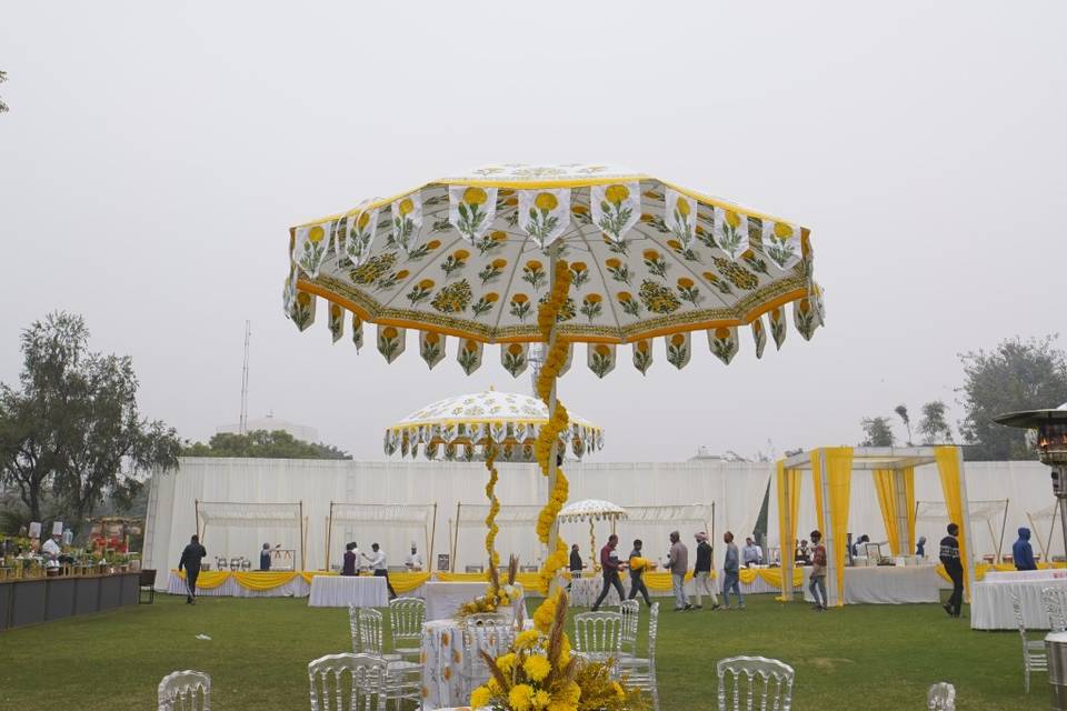 HALDI DECOR @ ITC MUGHAL AGRA