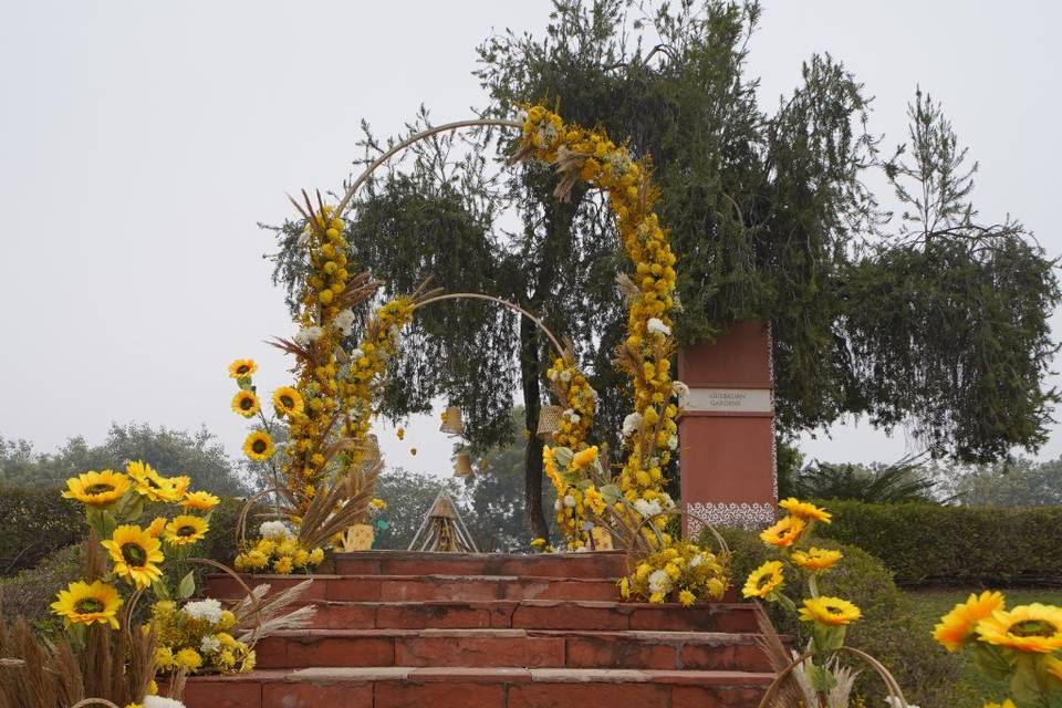 HALDI DECOR @ ITC MUGHAL AGRA