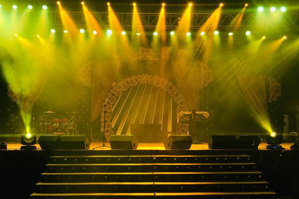 Sangeet stage