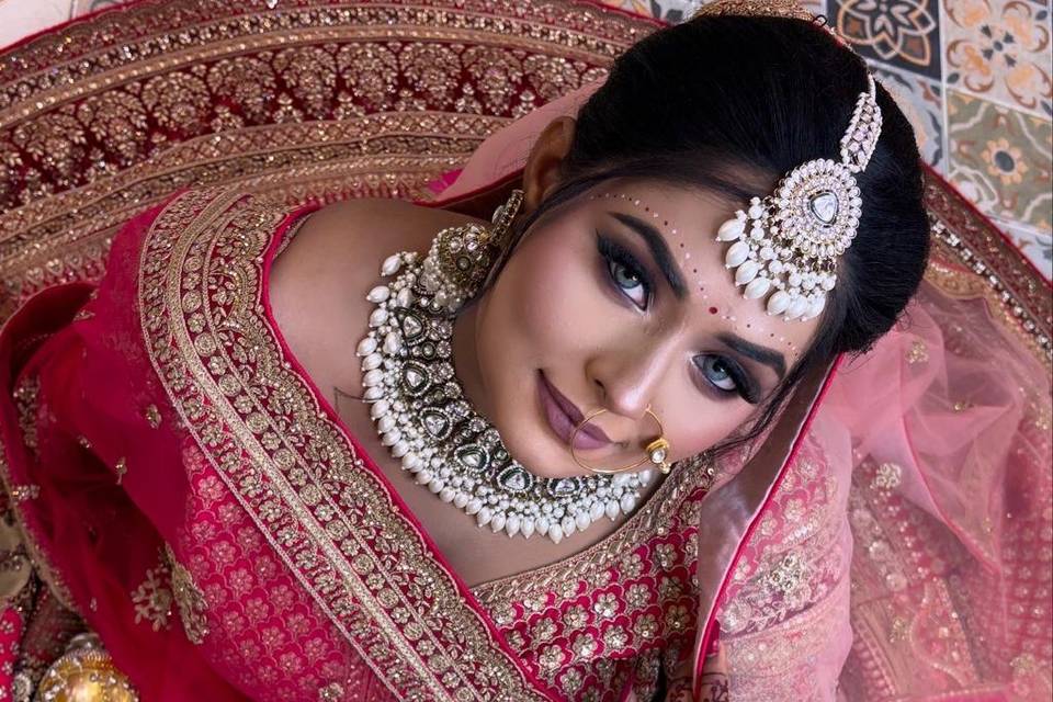Traditional Bridal Makeup and