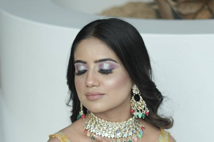 Pastel Engagement Makeup with