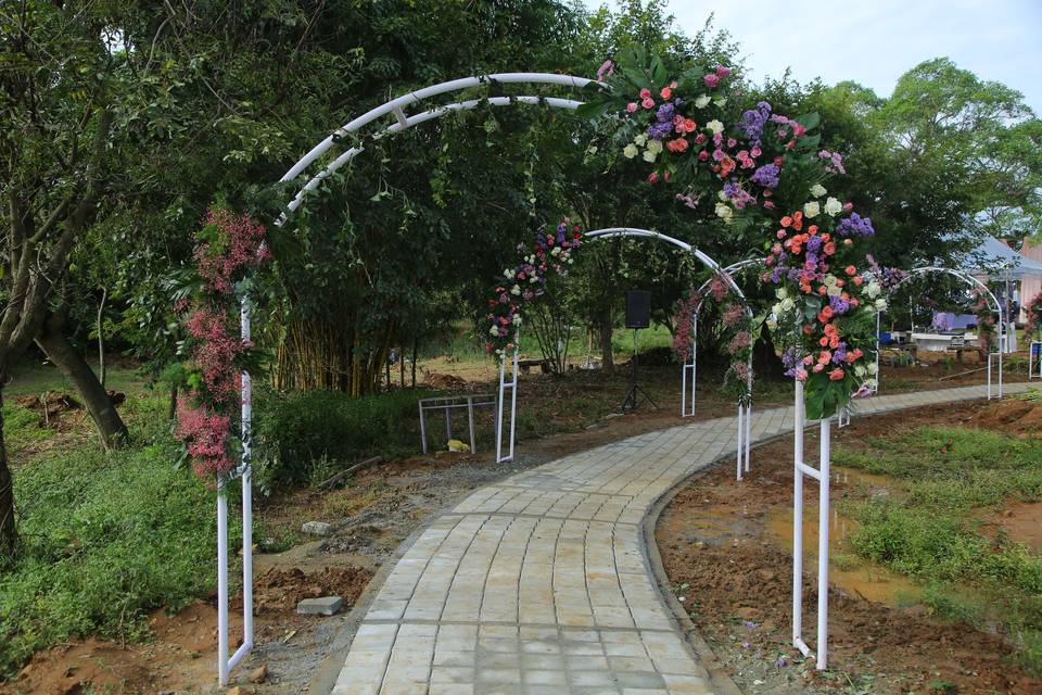 Entry Archway Decor