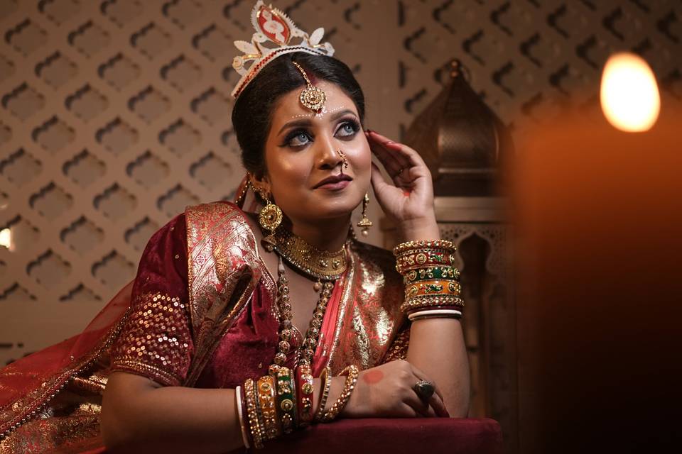 Royal Bengali Bridal Makeup Tr