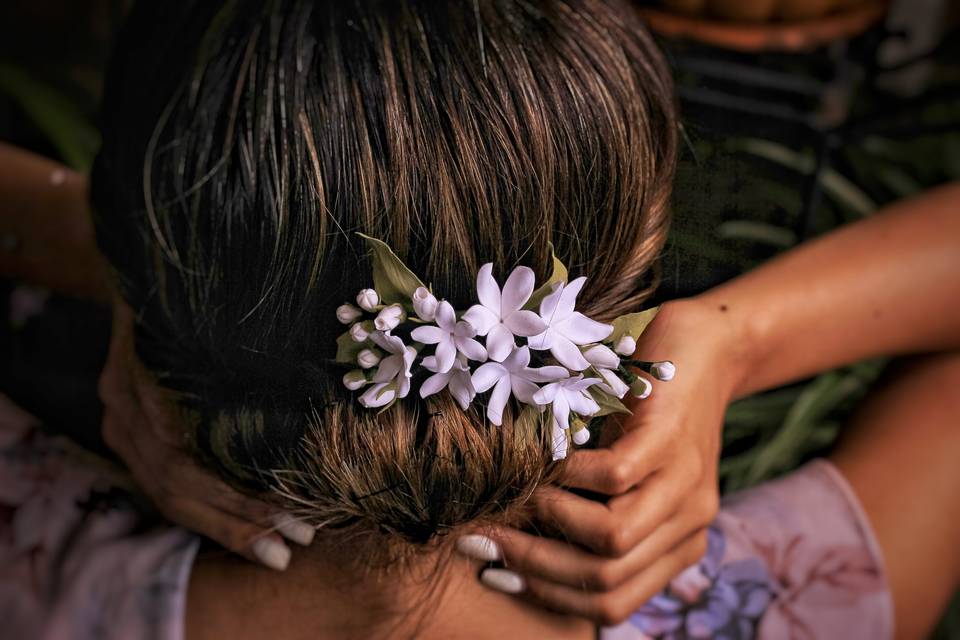 Floral Hair Accessory