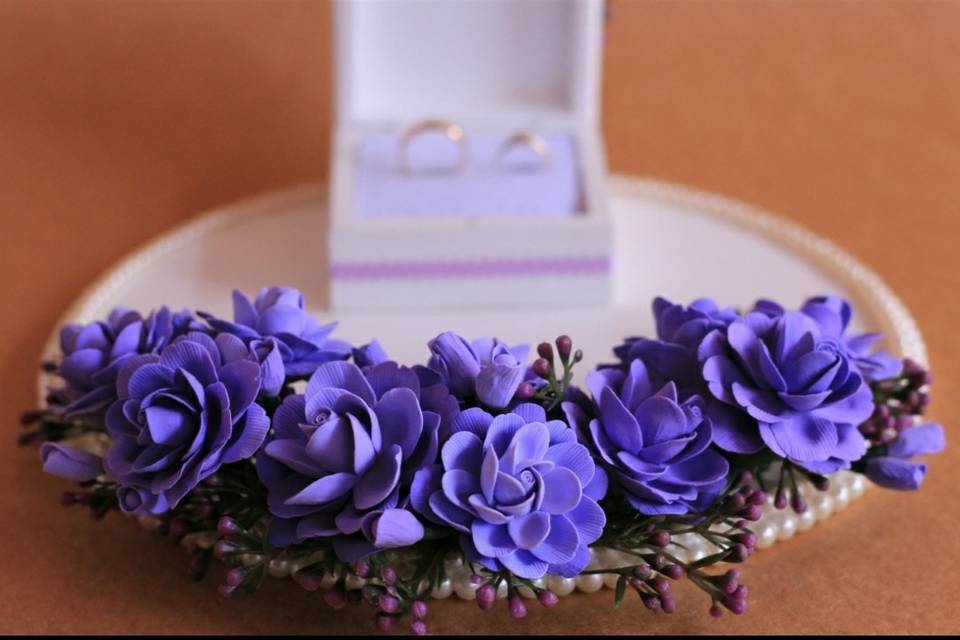 Floral Ring Tray