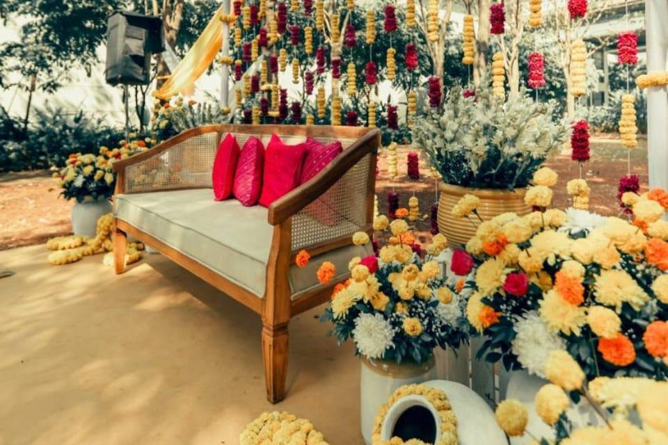 Haldi Backdrop