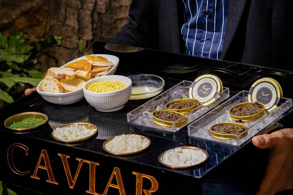Caviar appetiser