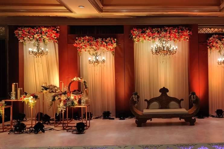 Receptions stage decor