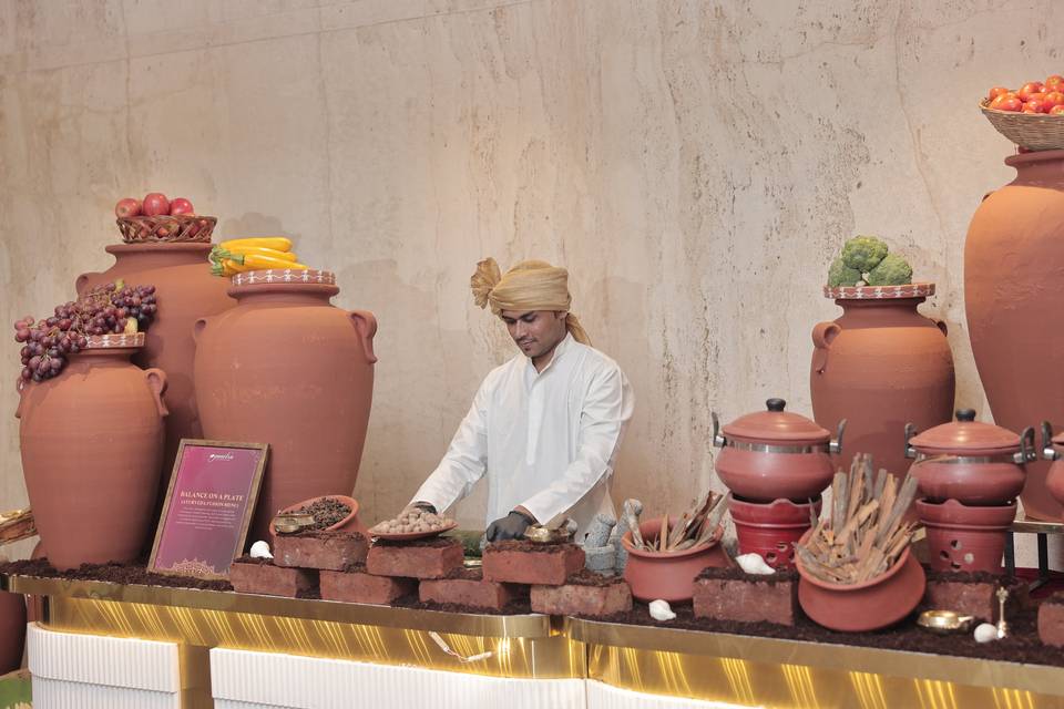 Catering setup
