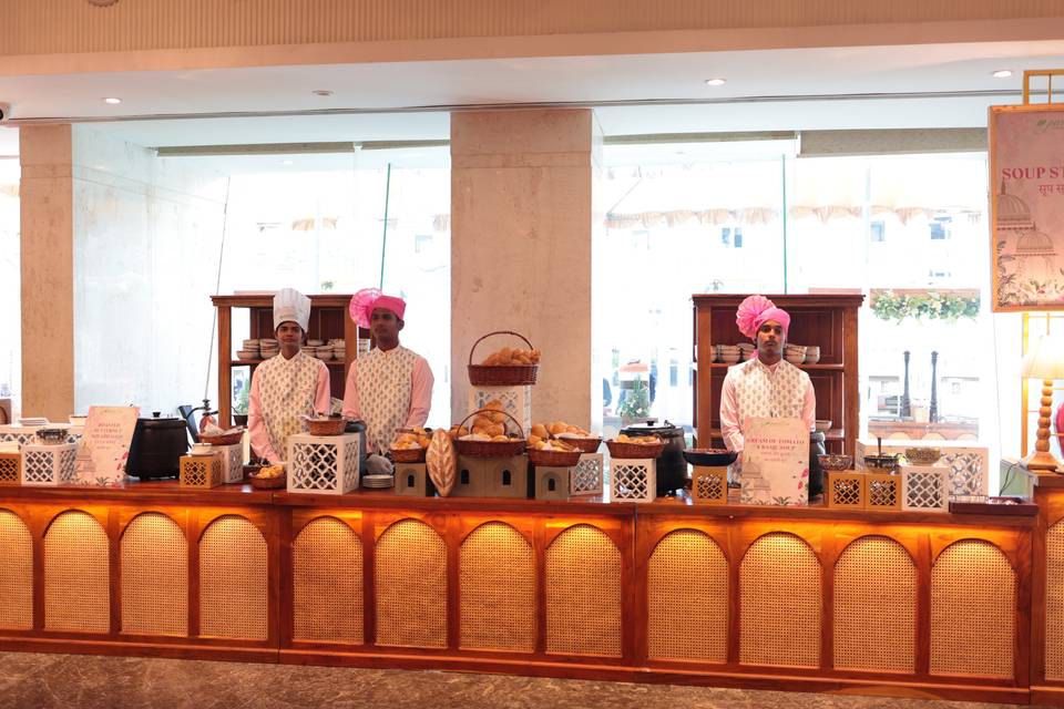 Catering setup