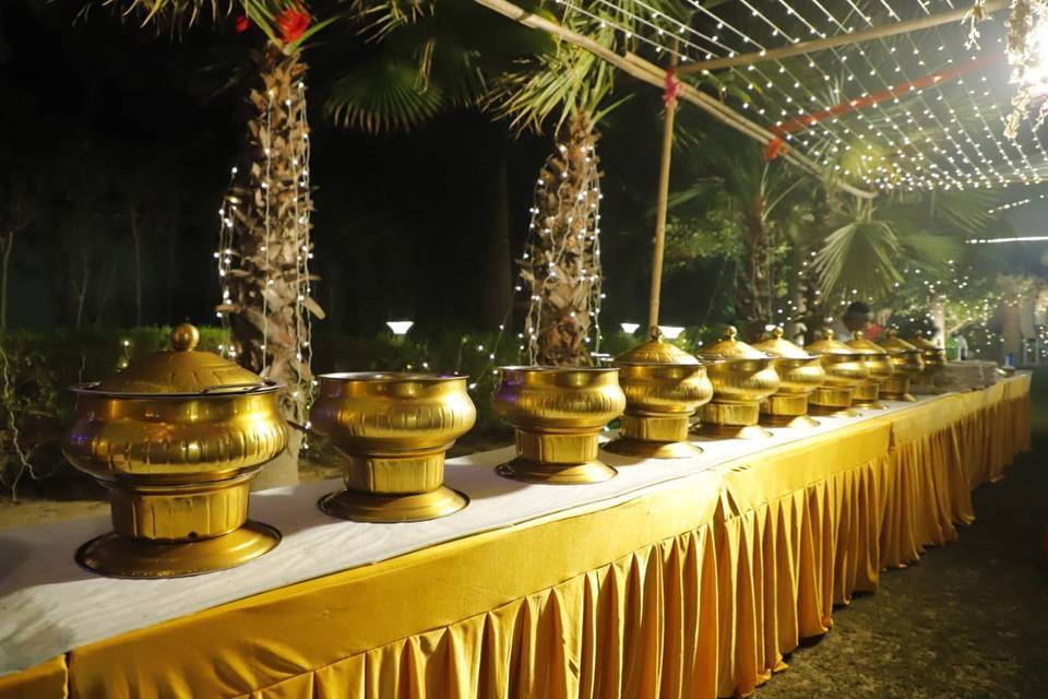 Catering setup