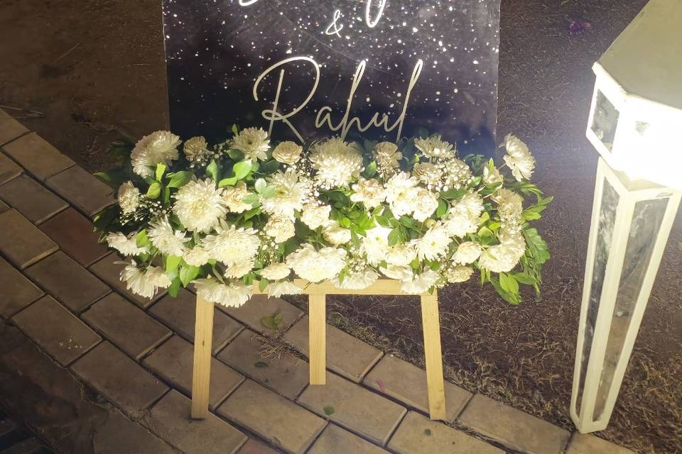 Sangeet entry board