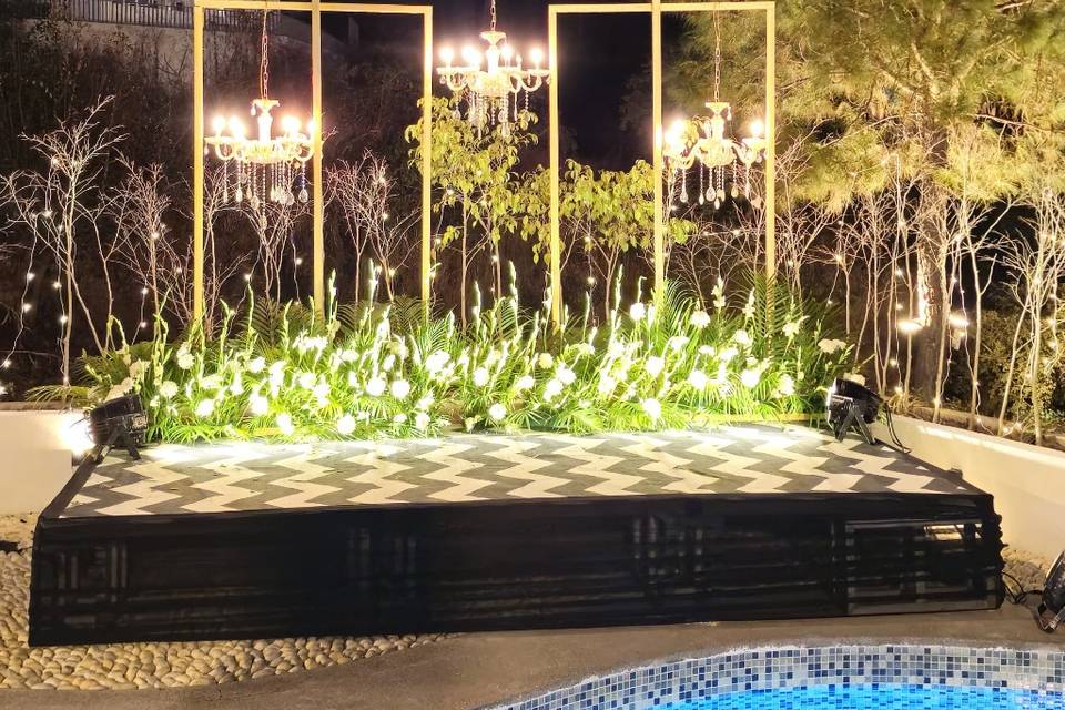 Engagement backdrop