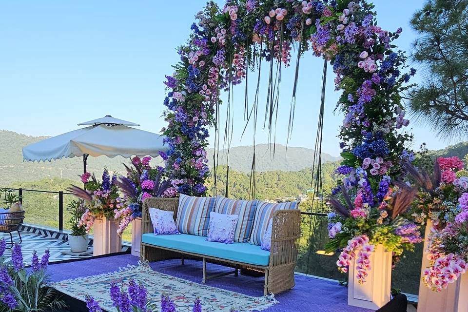 Mehendi backdrop