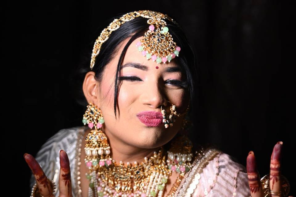 Bridal makeup