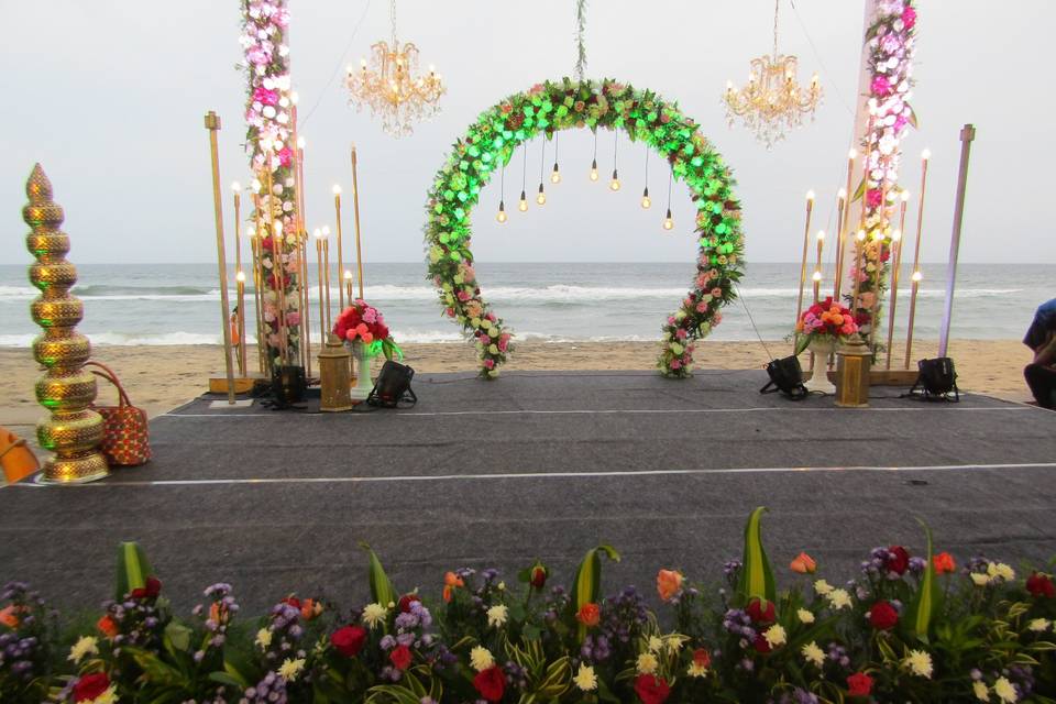 Wedding Stage at Beach Front