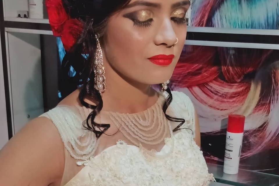 Bridal makeup