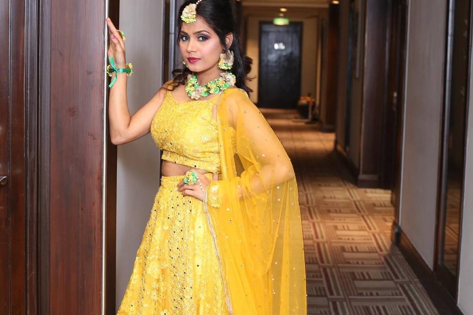 Haldi look