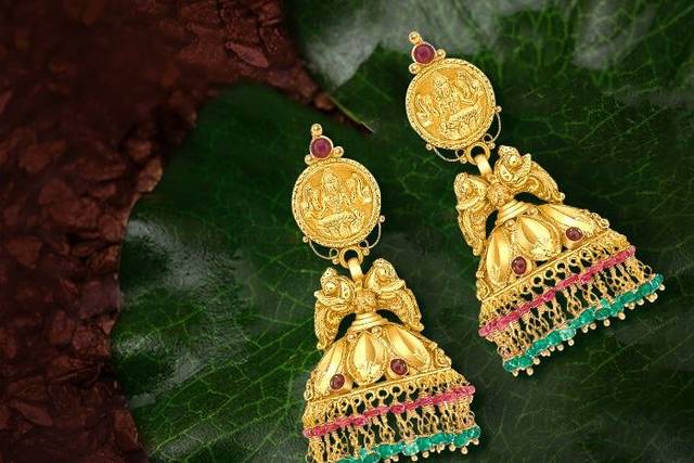 Khazana hot sale jewellery jhumkas