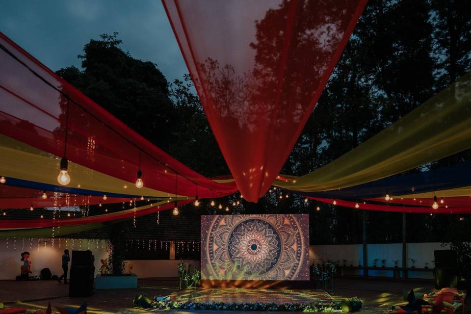 Sangeet stage