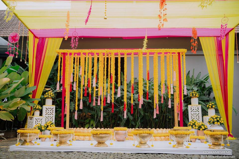 Haldi decor