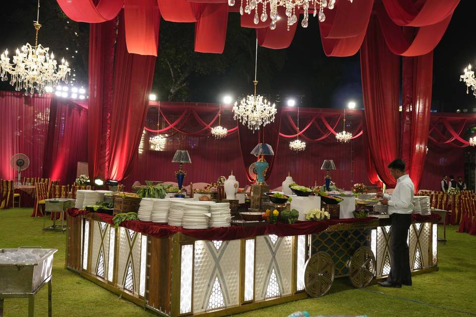 Catering setup