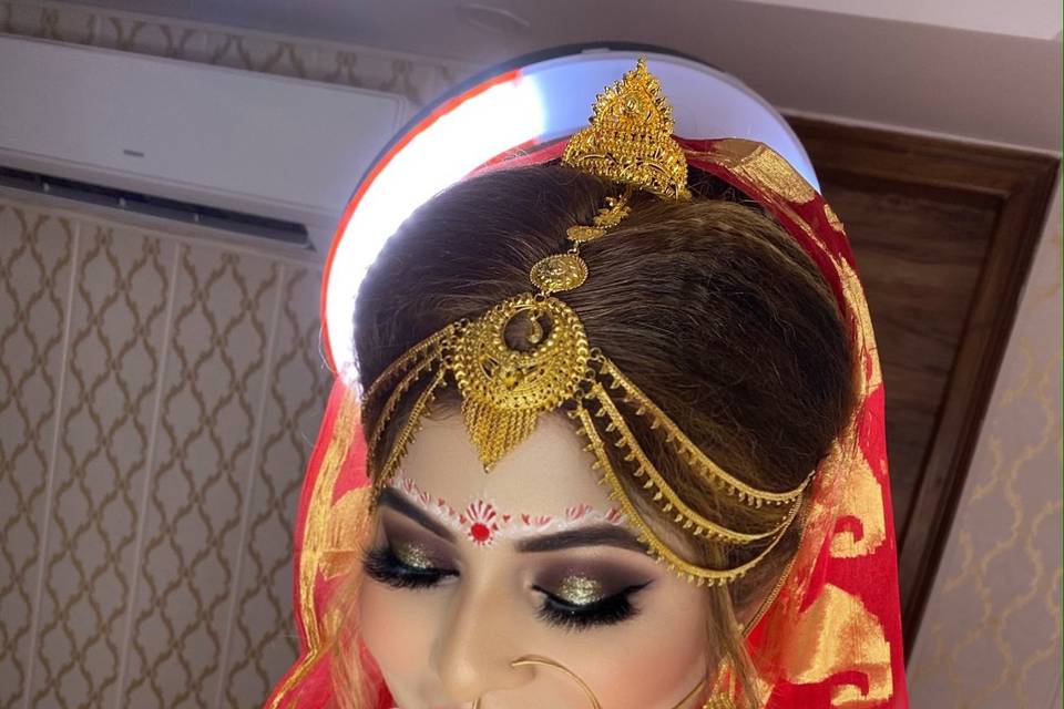 Bengali bridal makeup