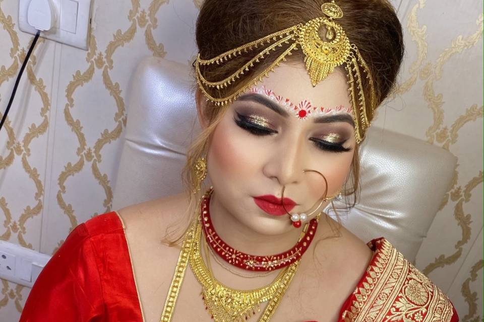 Bengali bridal makeup