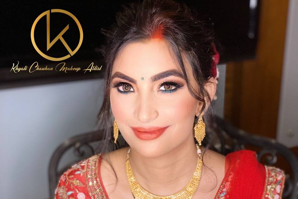 Reception/wedding makeup