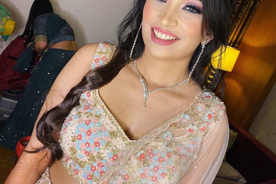 Sangeet/engagement makeup