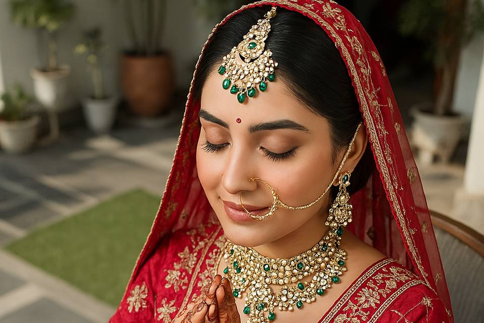 Bridal makeup