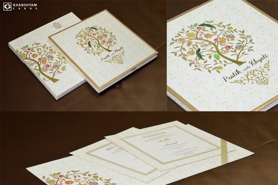 Tree of Life Wedding Card