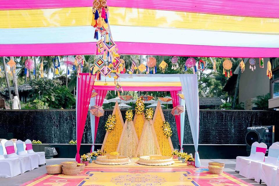 Haldi decor