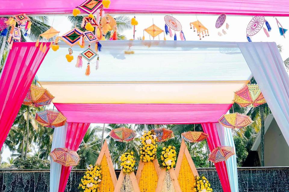 Haldi decor