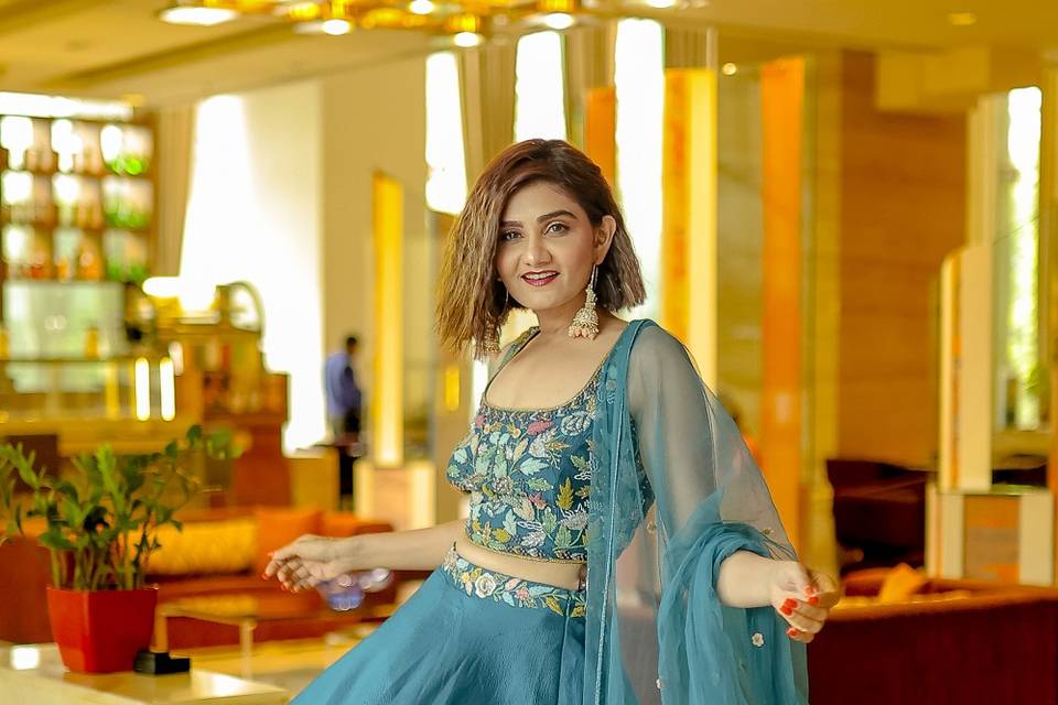 Kalki designer lehenga on rent