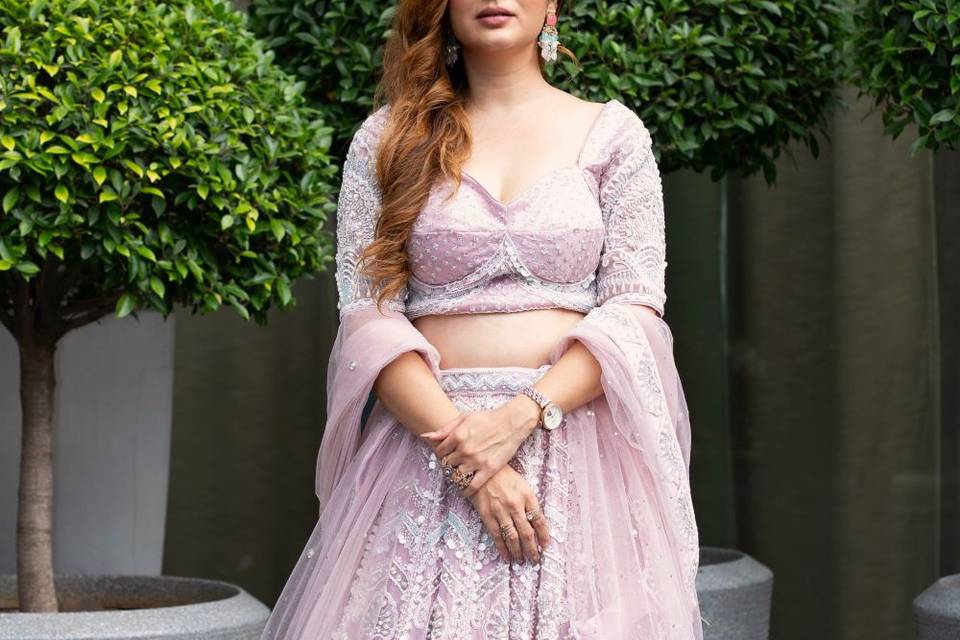Colour pop lehenga on rent
