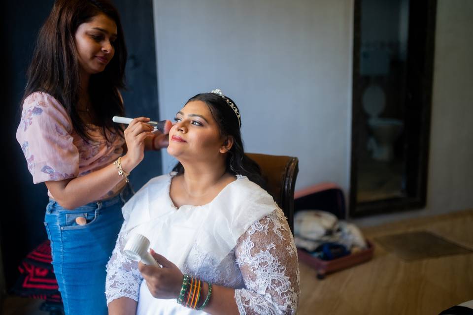 Bridal makeup