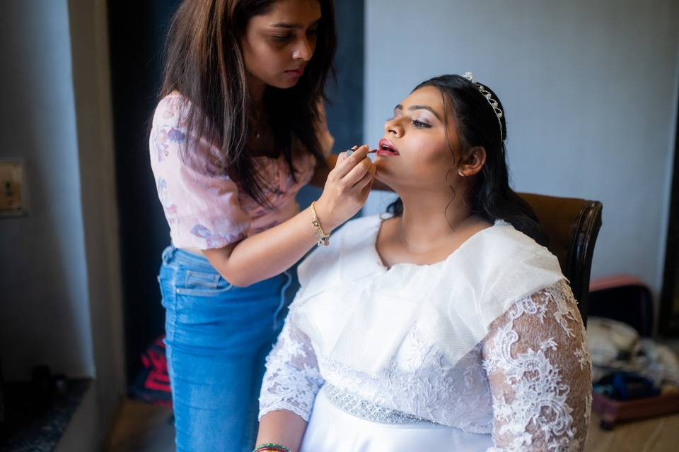 Bridal makeup